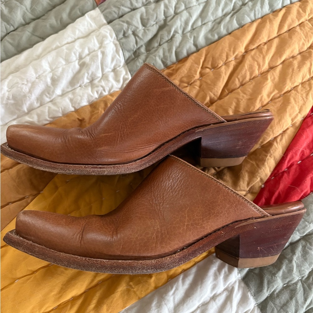 Cobra Rock Leather Mules for Women - Picture 2 of 10